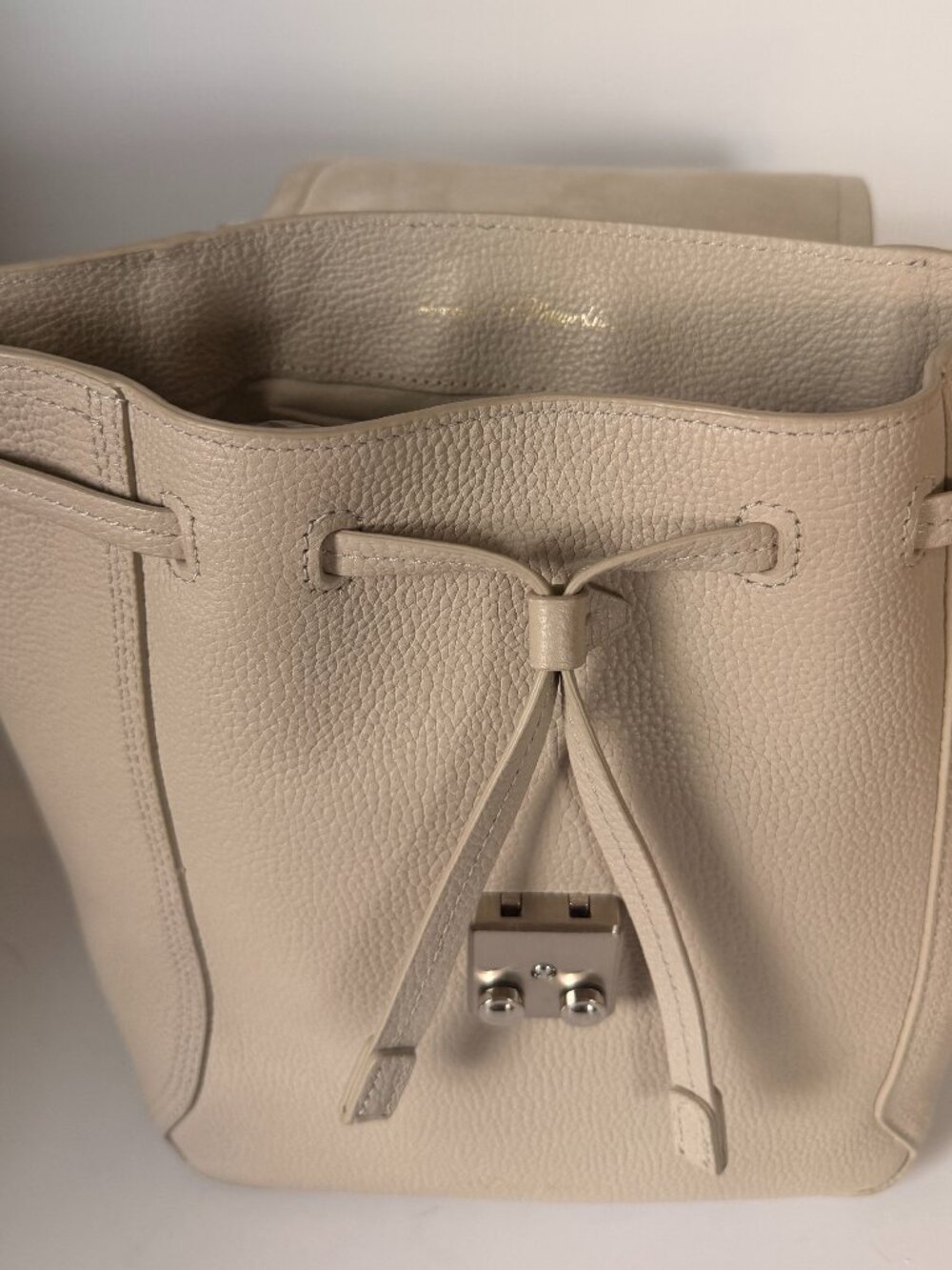 BRAND NEW Phillip Lim Calfskin Leather Backpack Creme-Beige - Picture 4 of 7